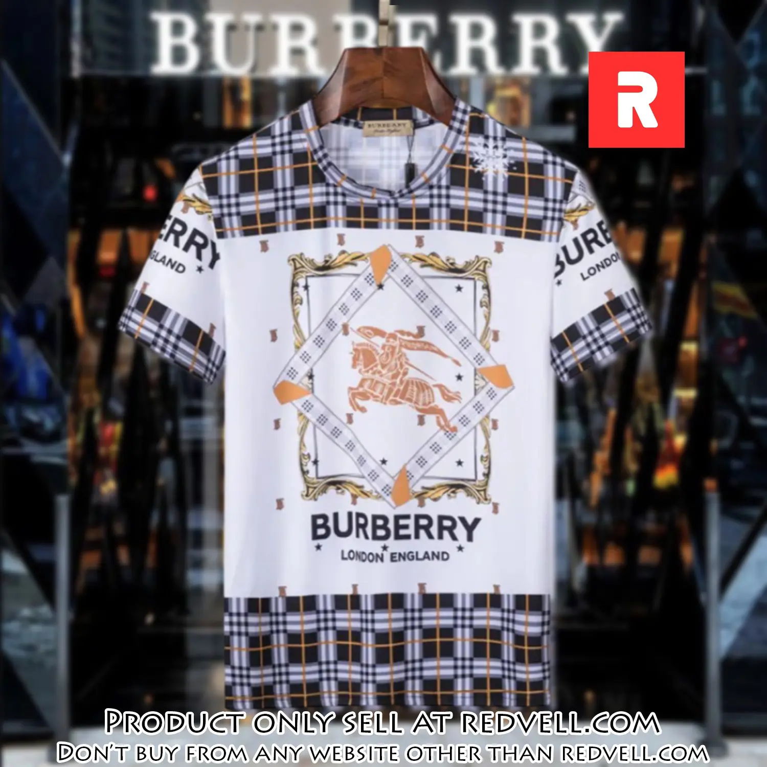 Burberry london england luxury brand tshirt outfit for men women rv4751631